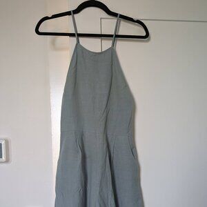 Lush blue halter neck jumper